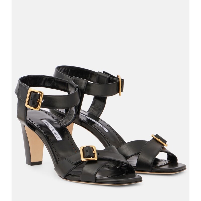 Manolo Blahnik Shbealo leather sandals