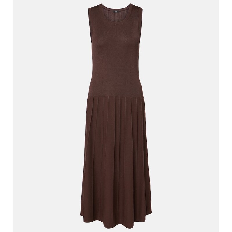 Joseph Pleated midi dress