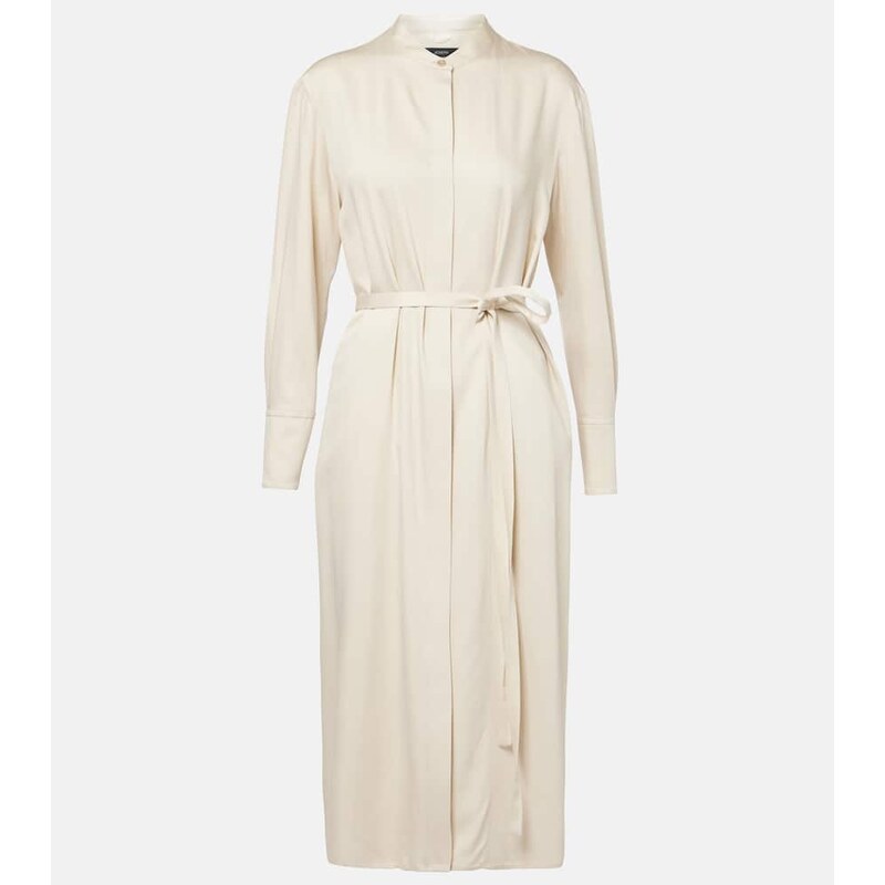 Joseph Rosan belted midi dress