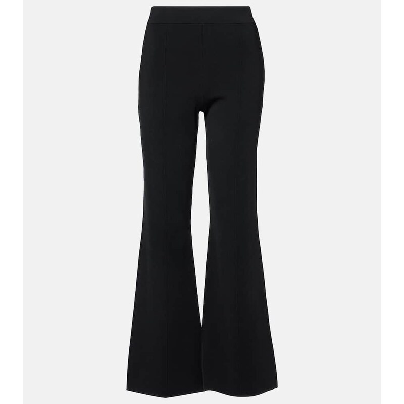 Joseph Knitted mid-rise flared pants