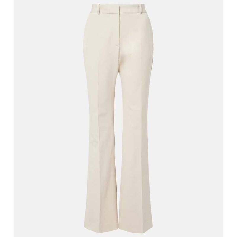 Joseph Tafira mid-rise gabardine flared pants
