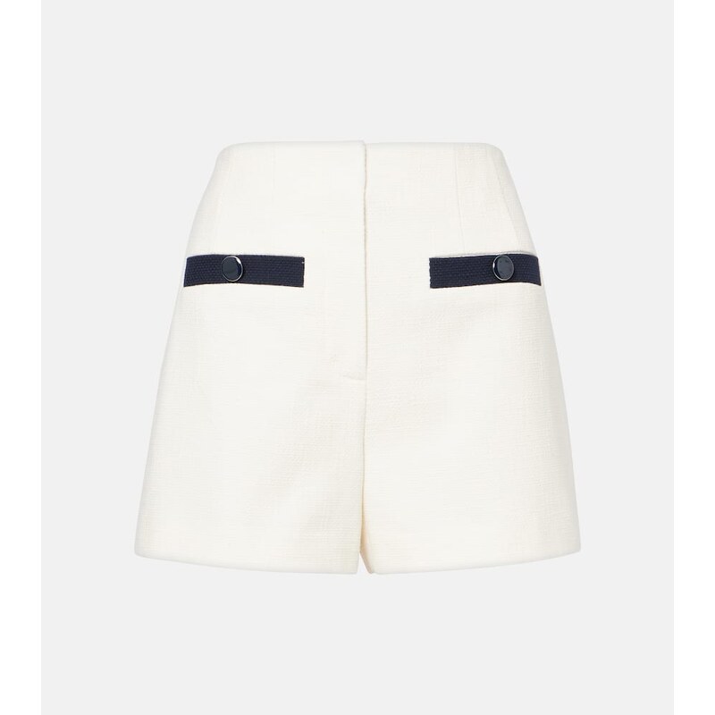 Veronica Beard Gershwin cotton-blend shorts