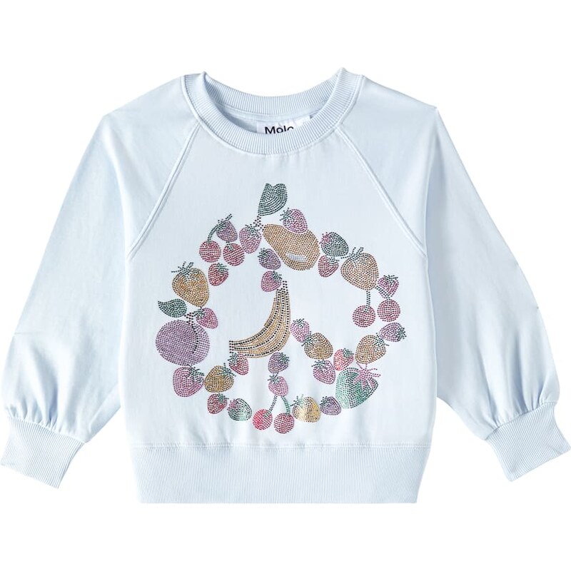 Molo Marilee glitter cotton jersey top