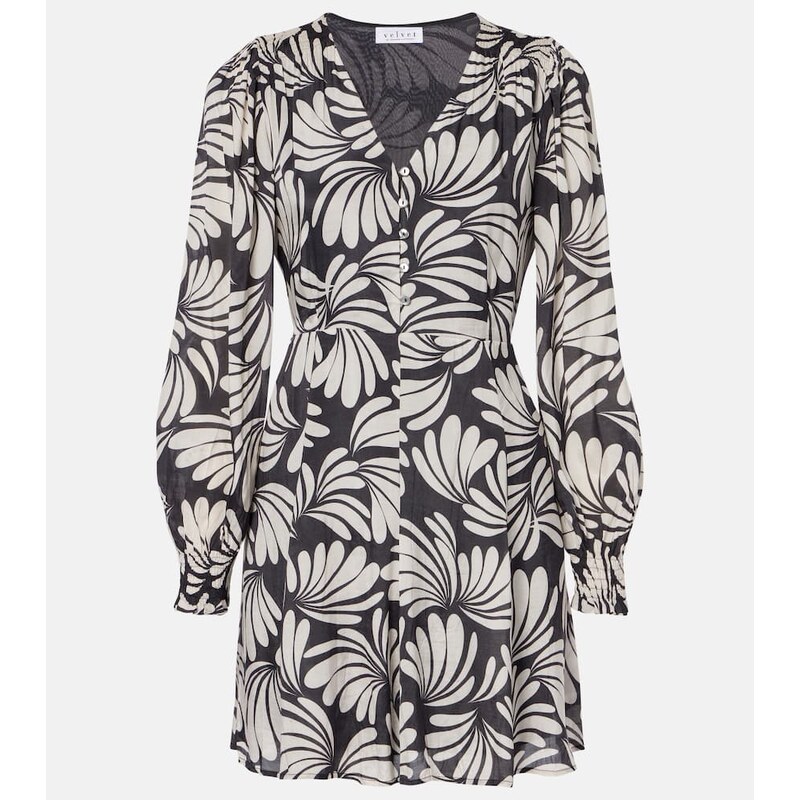 Velvet Tatti printed minidress
