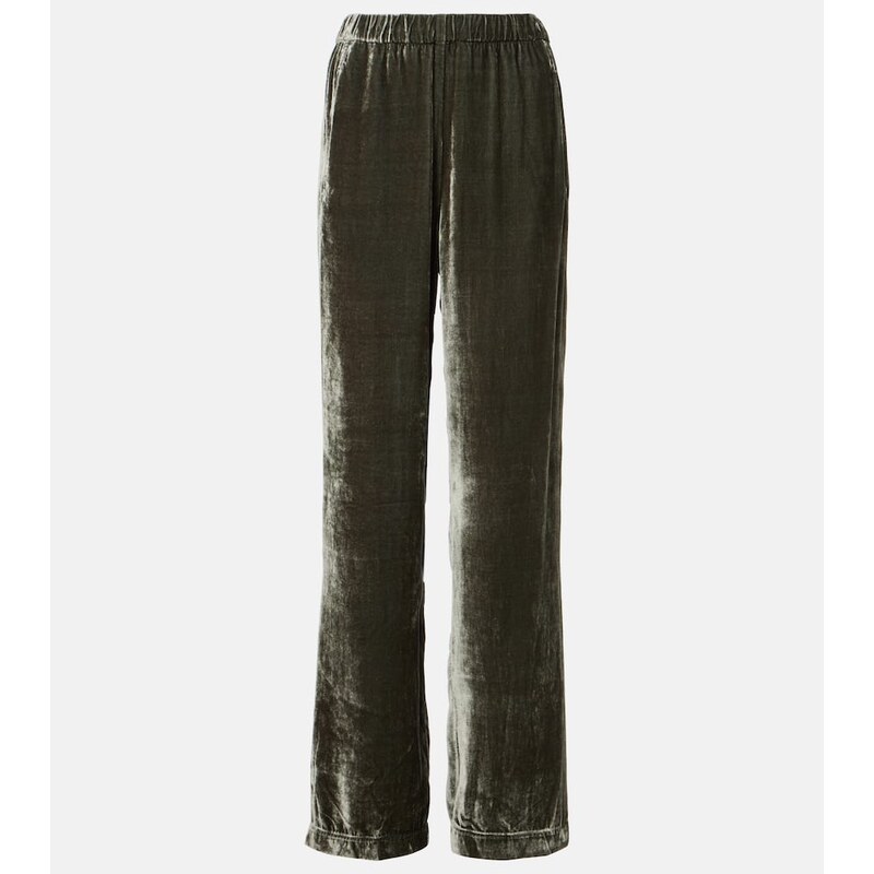 Velvet Sorine velvet straight pants