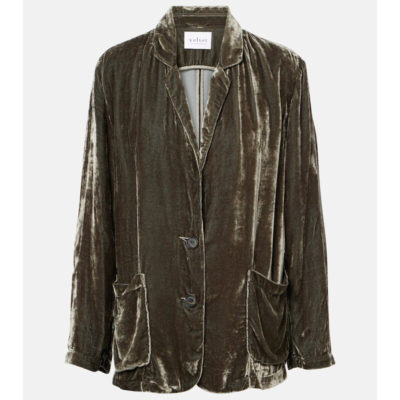 Velvet Kyla velvet blazer