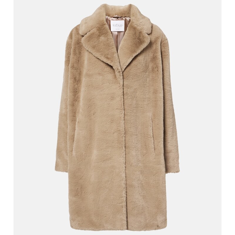 Velvet Evalyn faux fur coat