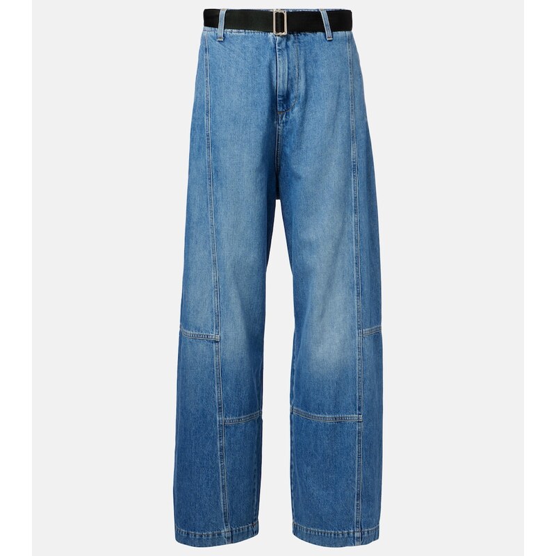 Plan C High-rise wide-leg pants