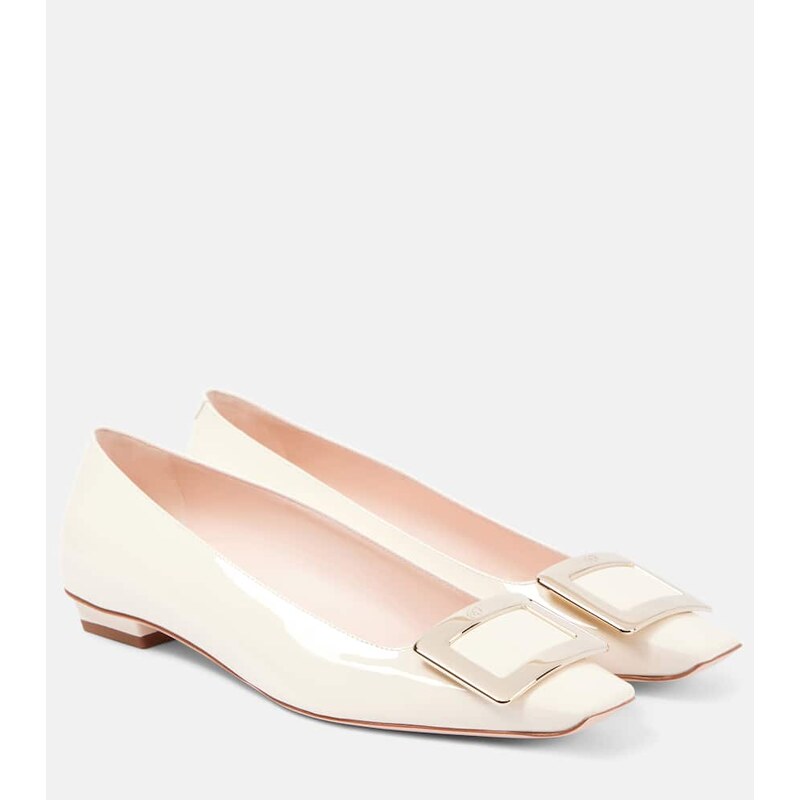 Roger Vivier Belle Vivier 25 patent leather ballet flats