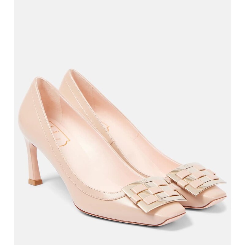 Roger Vivier Trompette 70 leather pumps