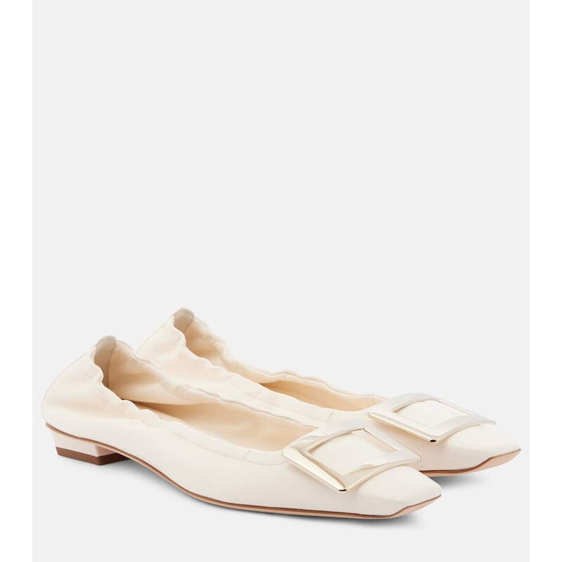 Roger Vivier Belle Vivier leather ballet flats