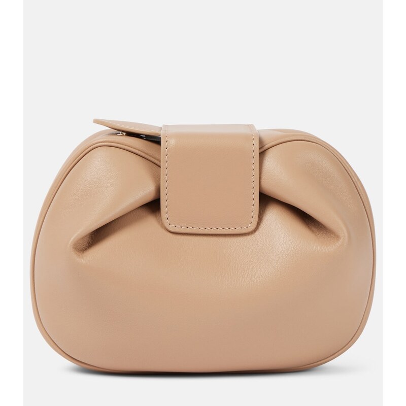 Gabriela Hearst Demi leather clutch