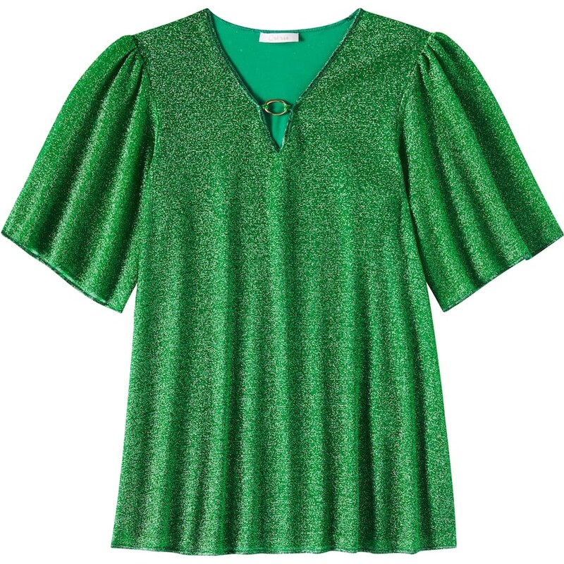 Oséree Kids Lumière lamé beach dress