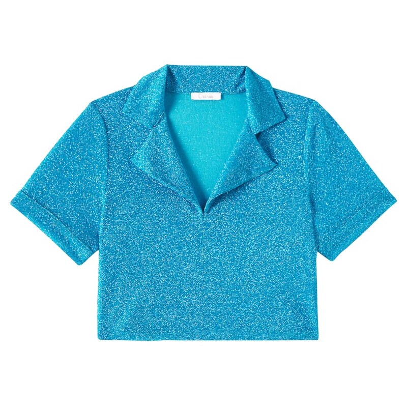 Oséree Kids OseMini Lumiére lamé top