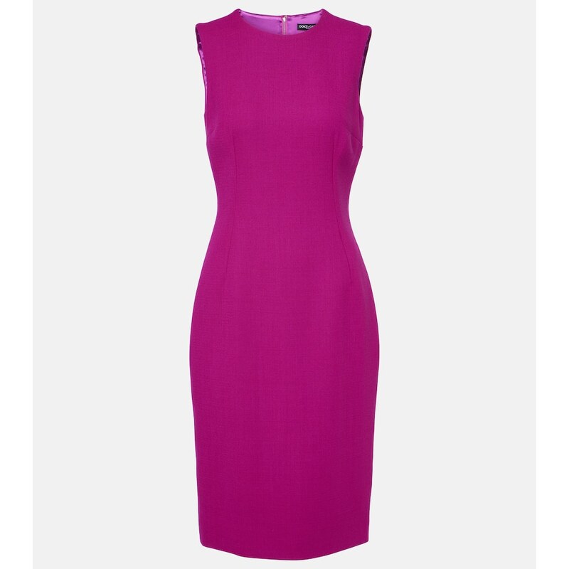 Dolce&Gabbana Wool crepe minidress