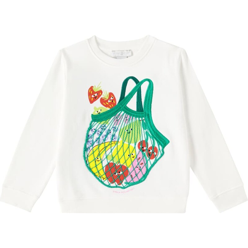Stella McCartney Kids Printed cotton jersey sweatshirt