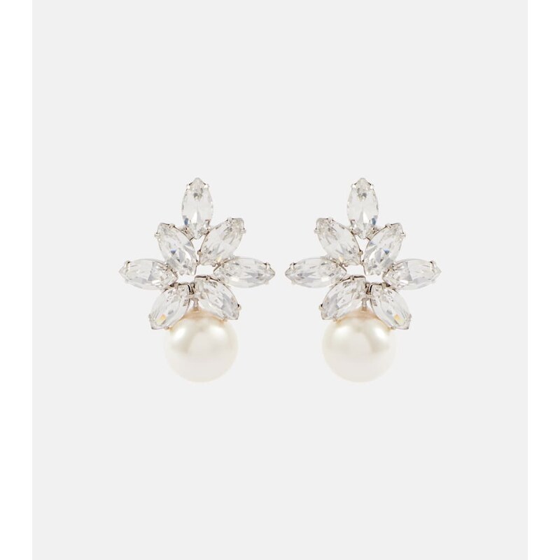 Jennifer Behr Liza embellished faux pearl earrings