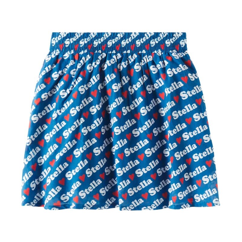 Stella McCartney Kids Printed cotton skirt