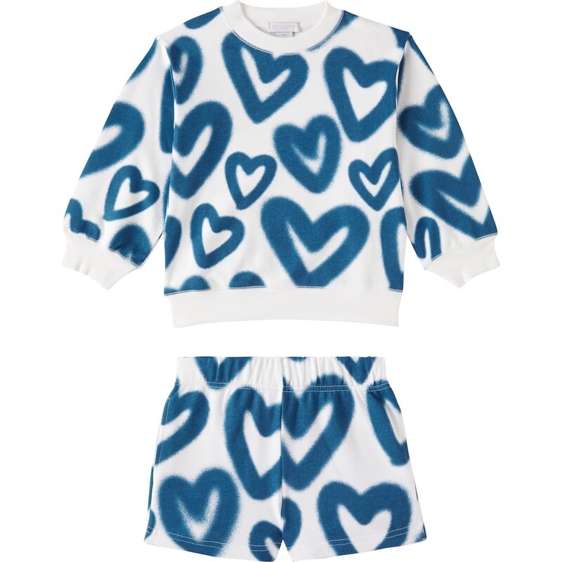 Stella McCartney Kids Cotton sweatshirt and sweatpants set