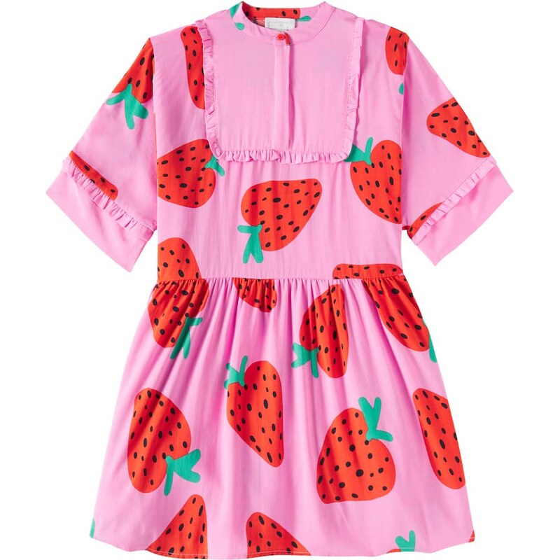 Stella McCartney Kids Printed ruffled dress