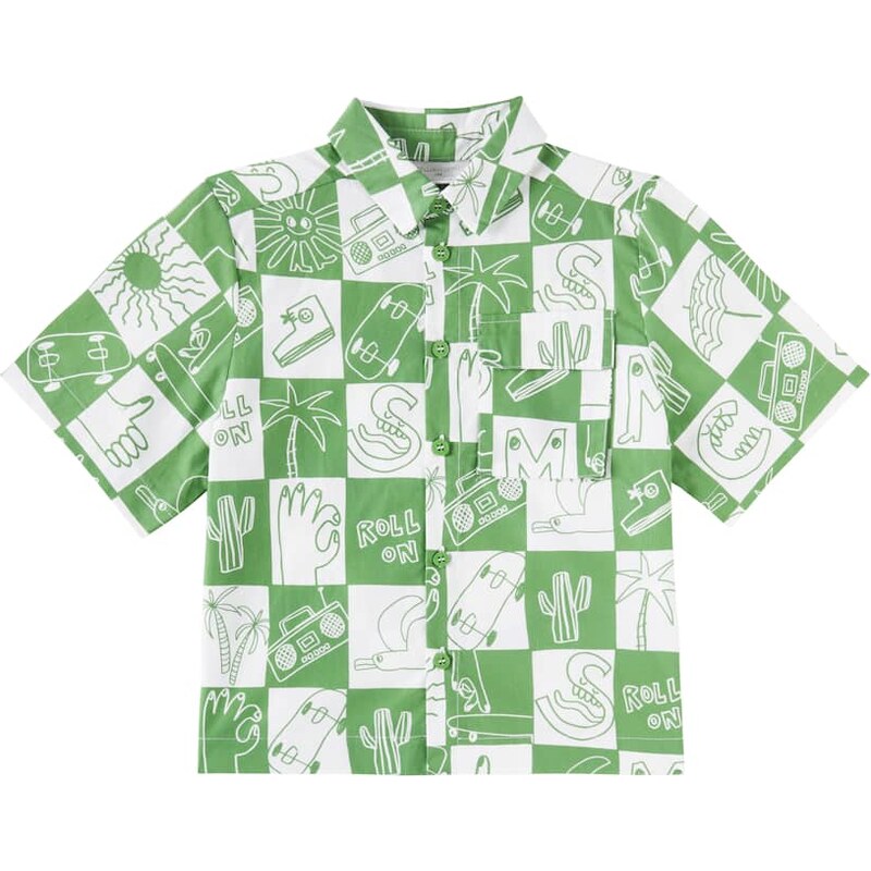 Stella McCartney Kids Checked cotton shirt