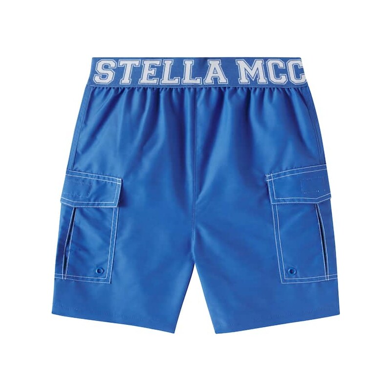 Stella McCartney Kids Logo swim trunks
