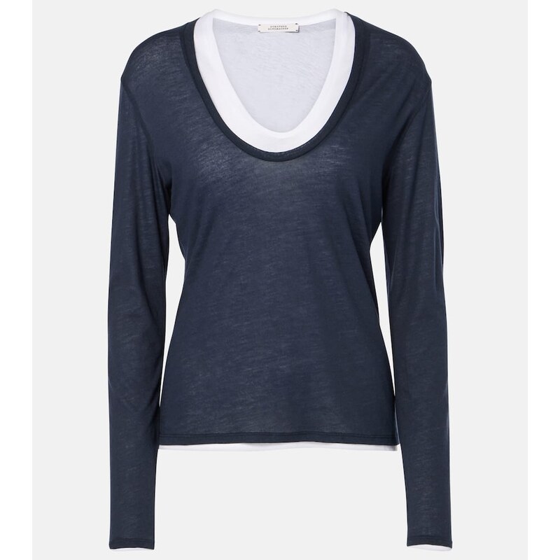 Dorothee Schumacher Layer Love layered jersey T-shirt