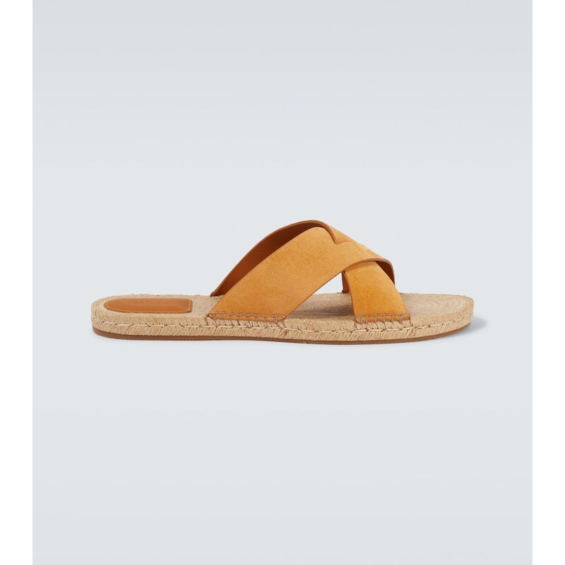 Zegna Suede espadrille sandals