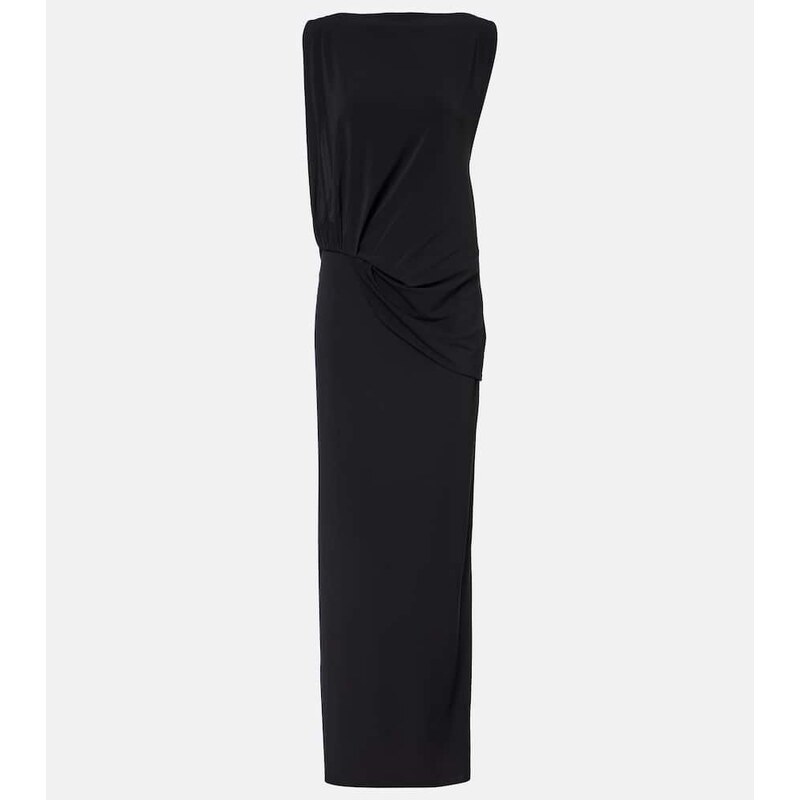 Jacquemus Peplo draped jersey maxi dress