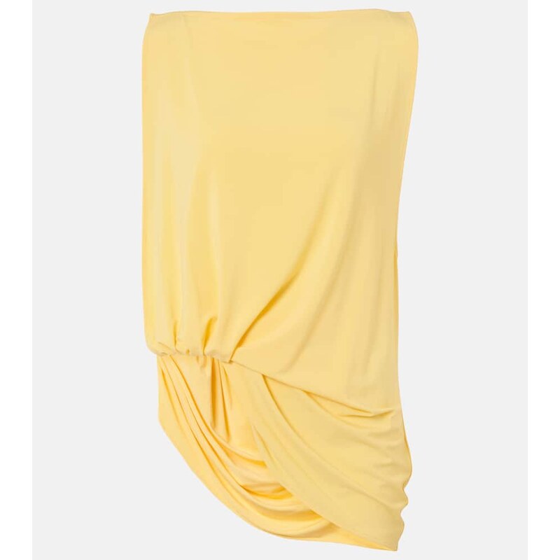 Jacquemus Peplo draped jersey top