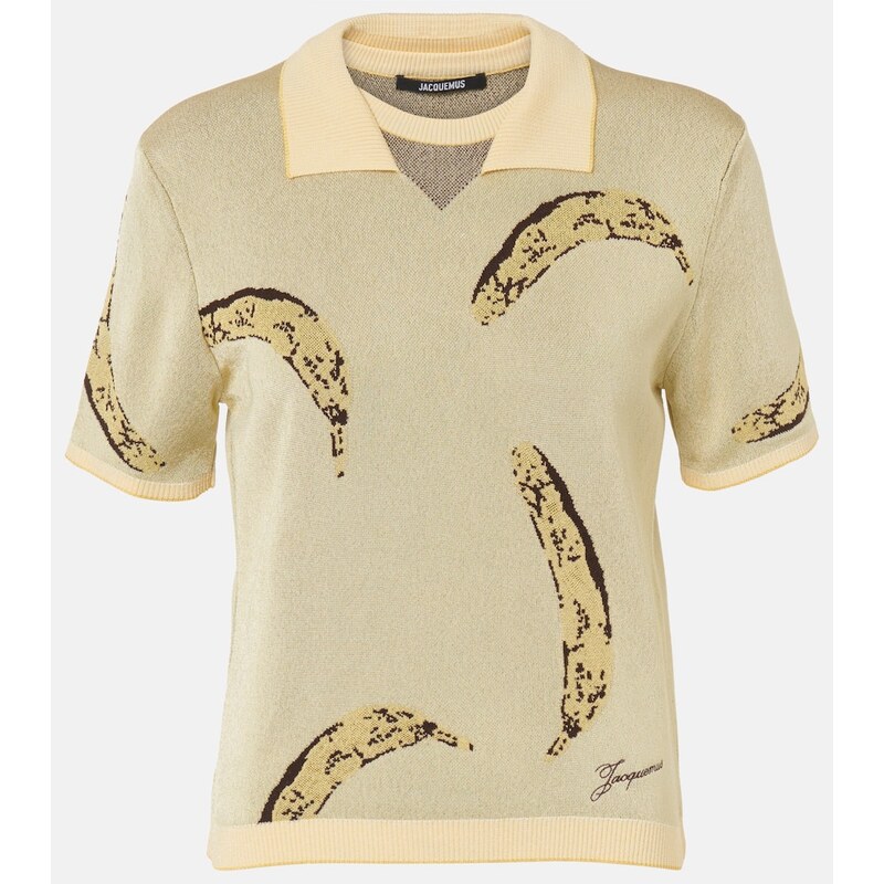 Jacquemus Marino jacquard polo shirt