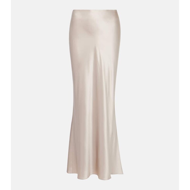 The Sei Silk satin maxi skirt