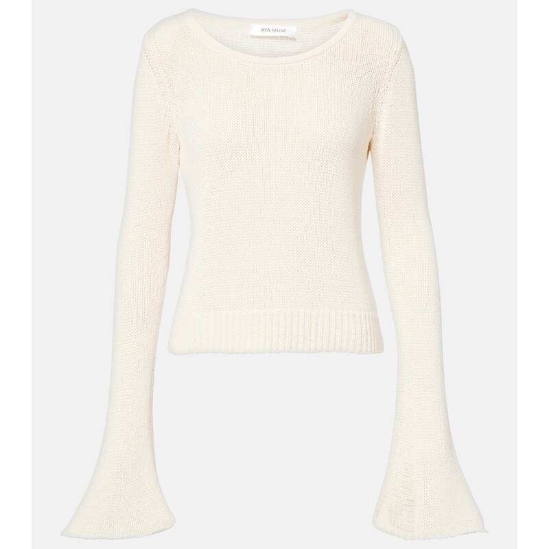 Aya Muse Sei cotton-blend top