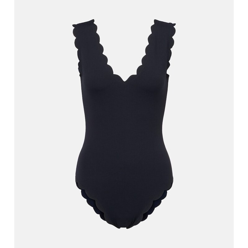 Marysia Charleston scalloped reversible swimsuit