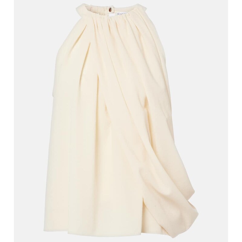 JW Anderson Draped wool-blend top