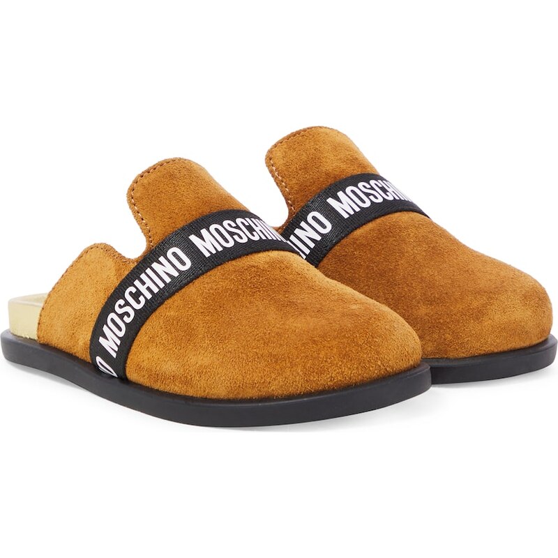 Moschino Kids Leather clogs