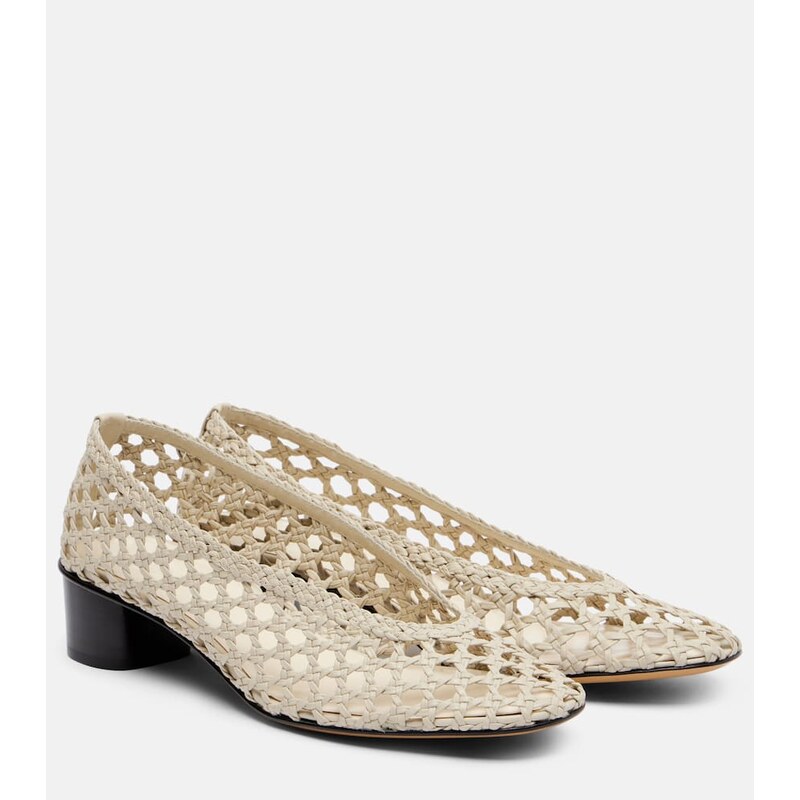 Le Monde Béryl 40 woven leather pumps