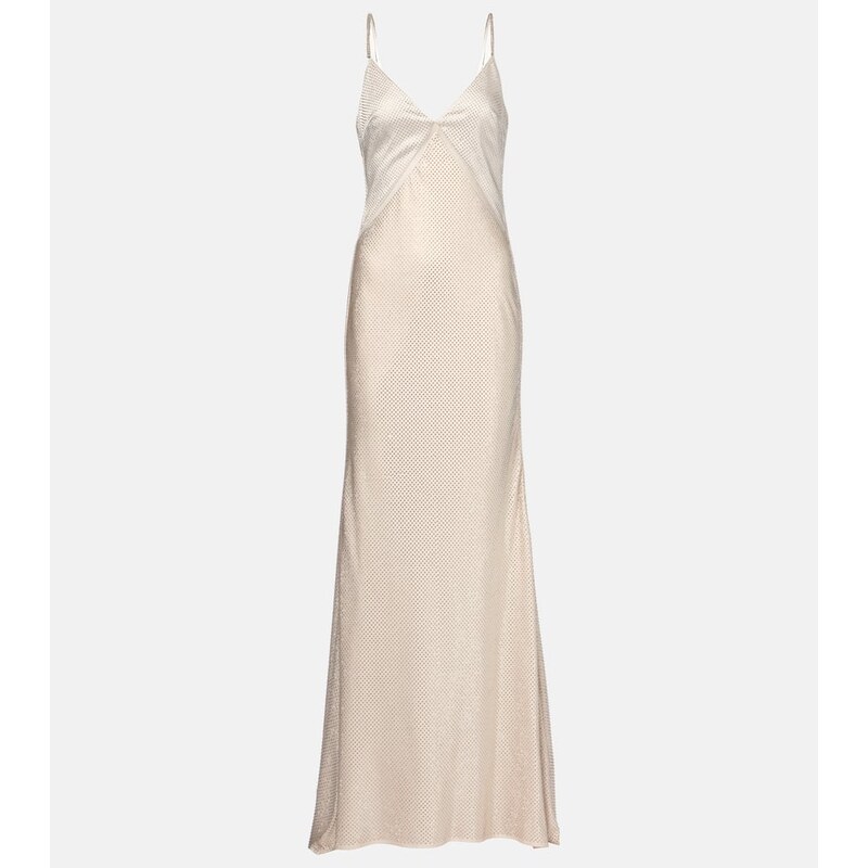 Roland Mouret Embellished satin gown