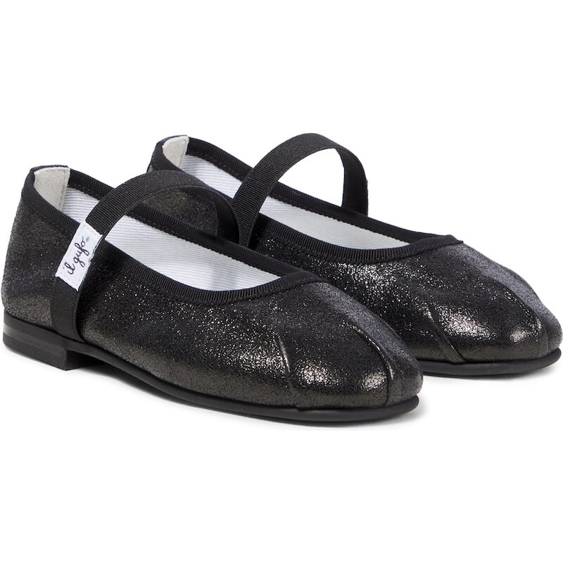 Il Gufo Leather ballet flats