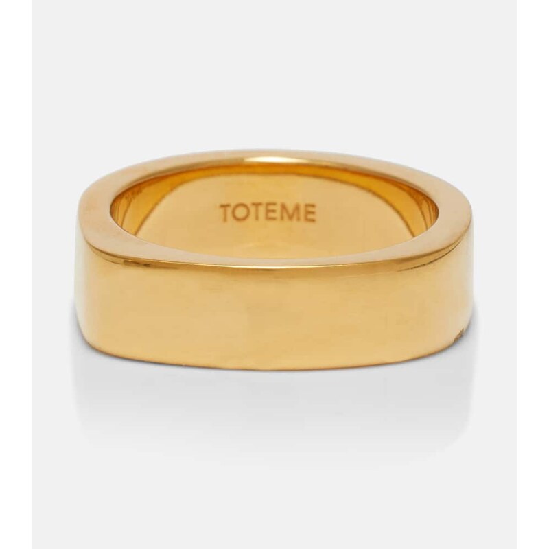 Toteme Signature18kt gold-plated ring