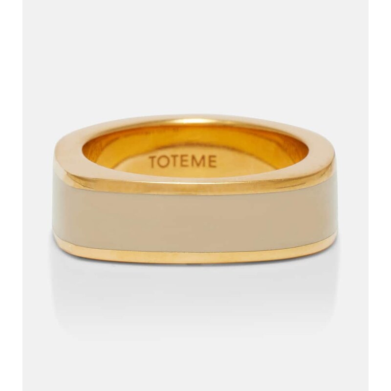 Toteme Signature 18kt gold-plated ring
