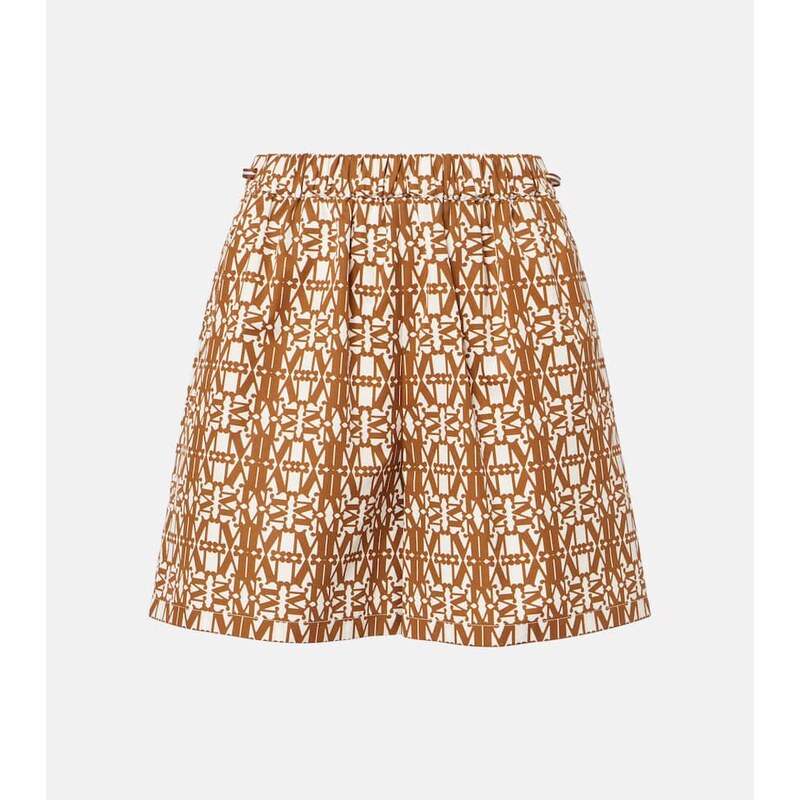 Max Mara Taiga high-rise cotton shorts
