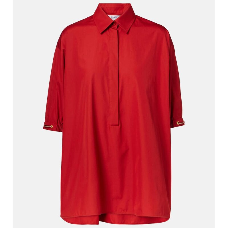 Max Mara Teano cotton poplin shirt