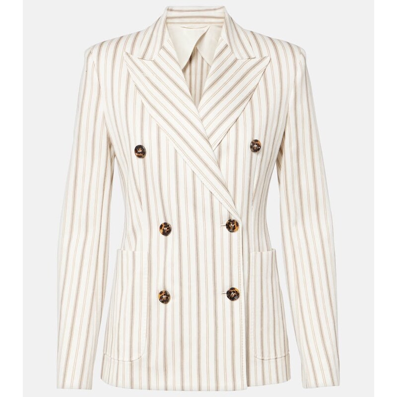 Max Mara Pensile cotton and linen blazer