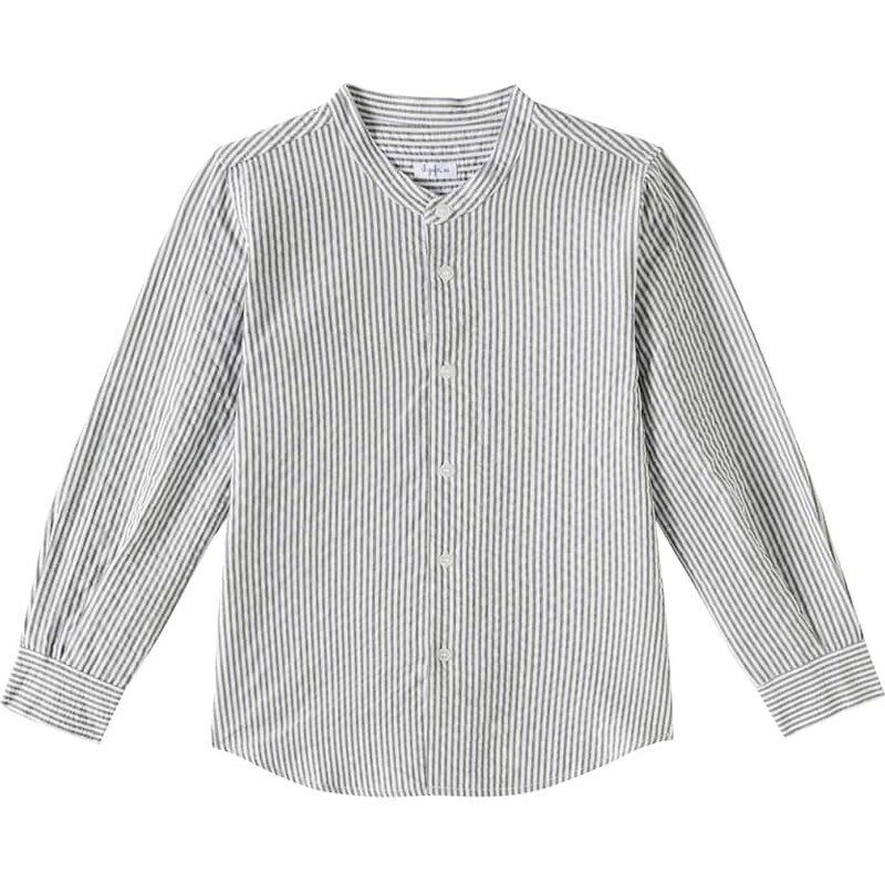 Il Gufo Striped cotton shirt