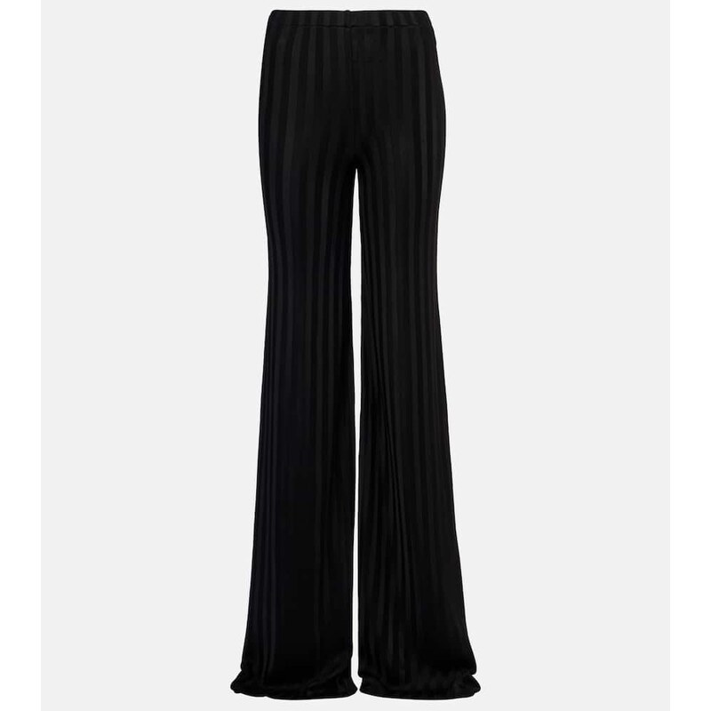 Dámské knitted flared kalhoty Tom Ford v barvě černá