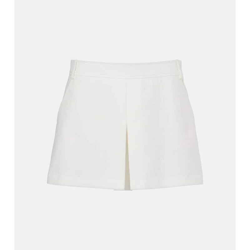 Tom Ford Cotton and silk-blend piquÃ skort