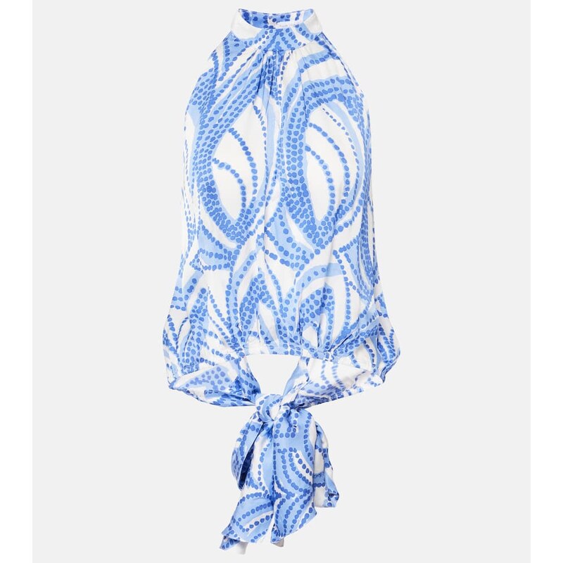 Poupette St Barth Clea printed top