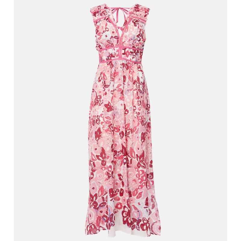 Poupette St Barth Chiara floral cotton maxi dress