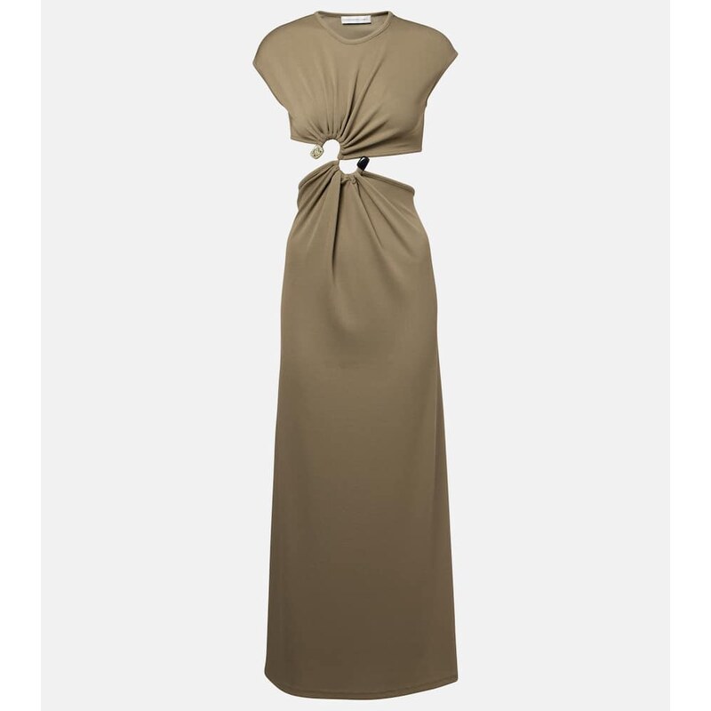 Christopher Esber S-Buckle embellished maxi dress